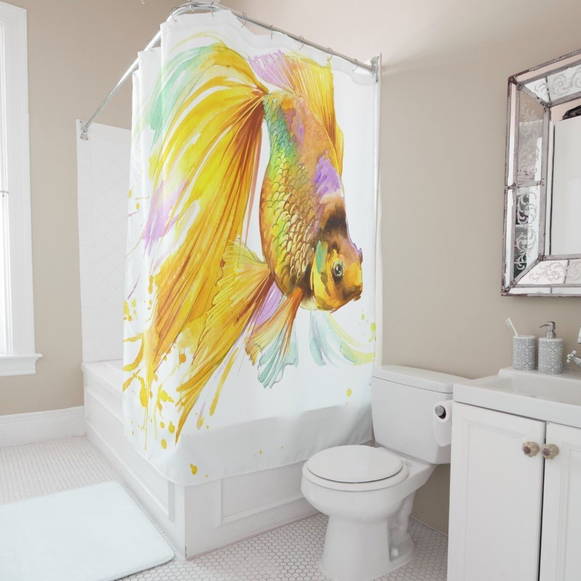 Goldfish Shower Curtain