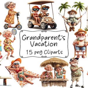 Grandparents Retirement Vacation pickleball golf PNG Clipart sublimation printable