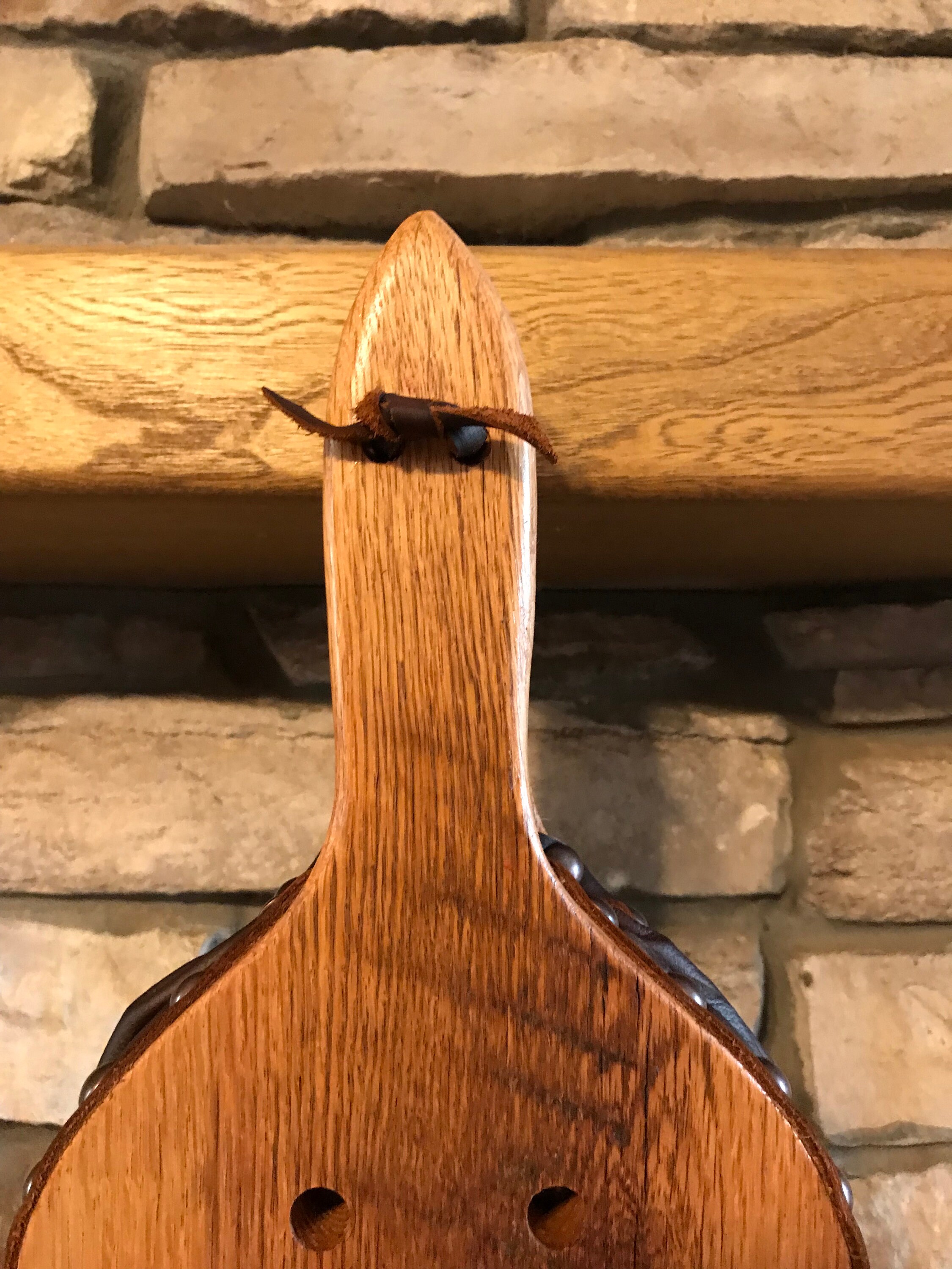 READY TO SHIP Handmade Fireplace Bellows, Rustic, Crafted from Antique