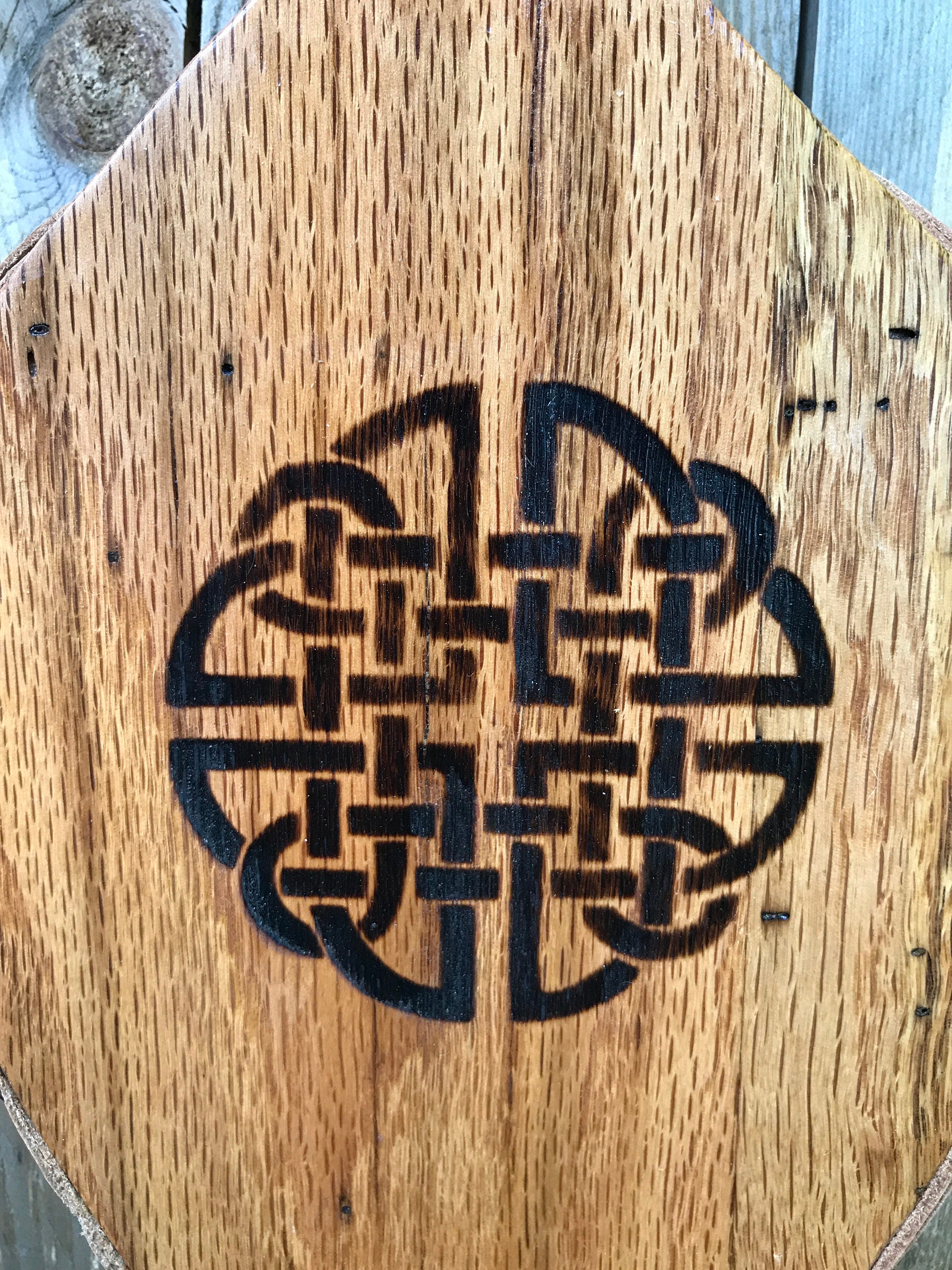 REDUCED! Handmade Fireplace Bellows, With Celtic Knot Engraved Design