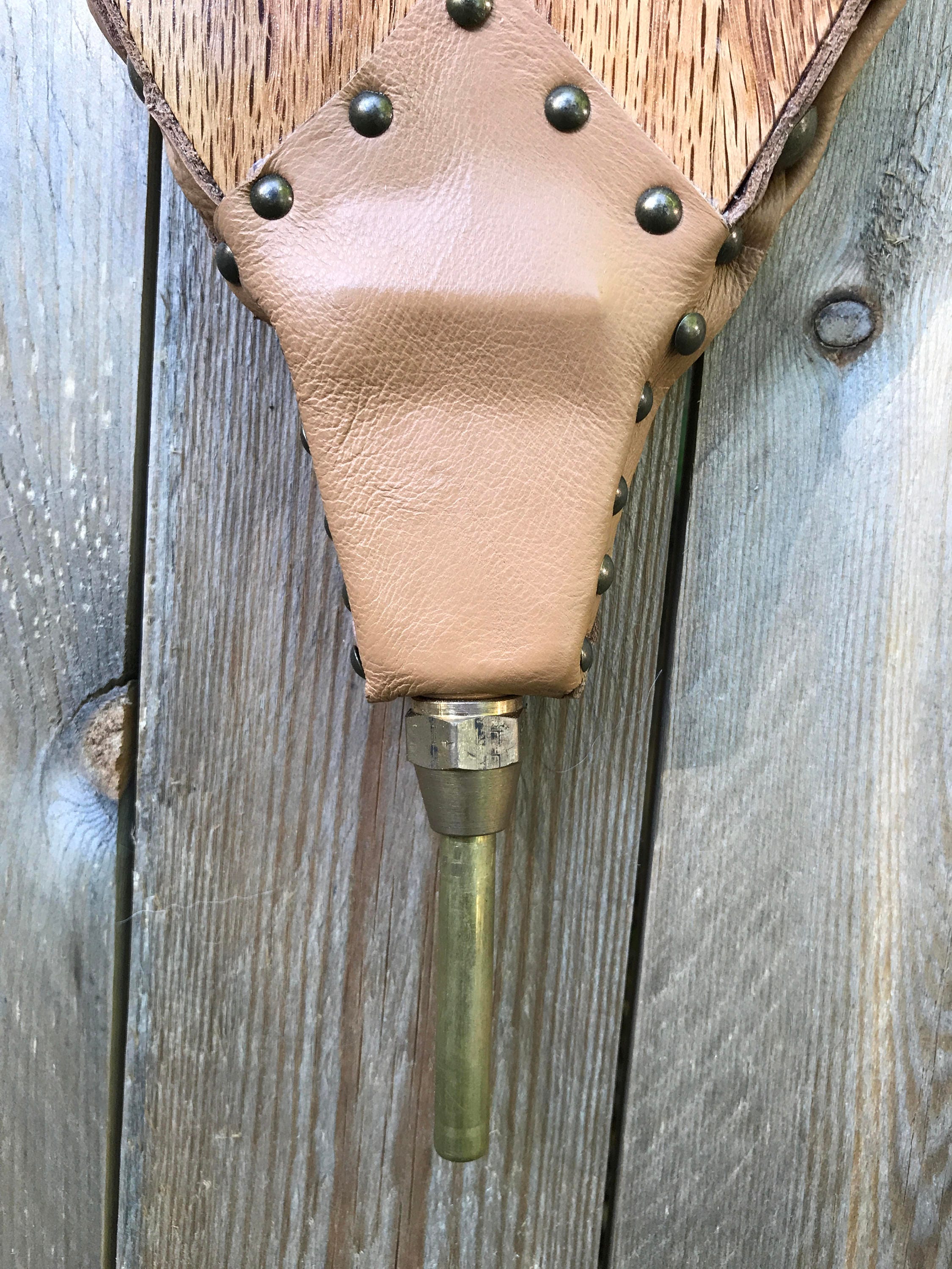 REDUCED! Handmade Fireplace Bellows, With Celtic Knot Engraved Design