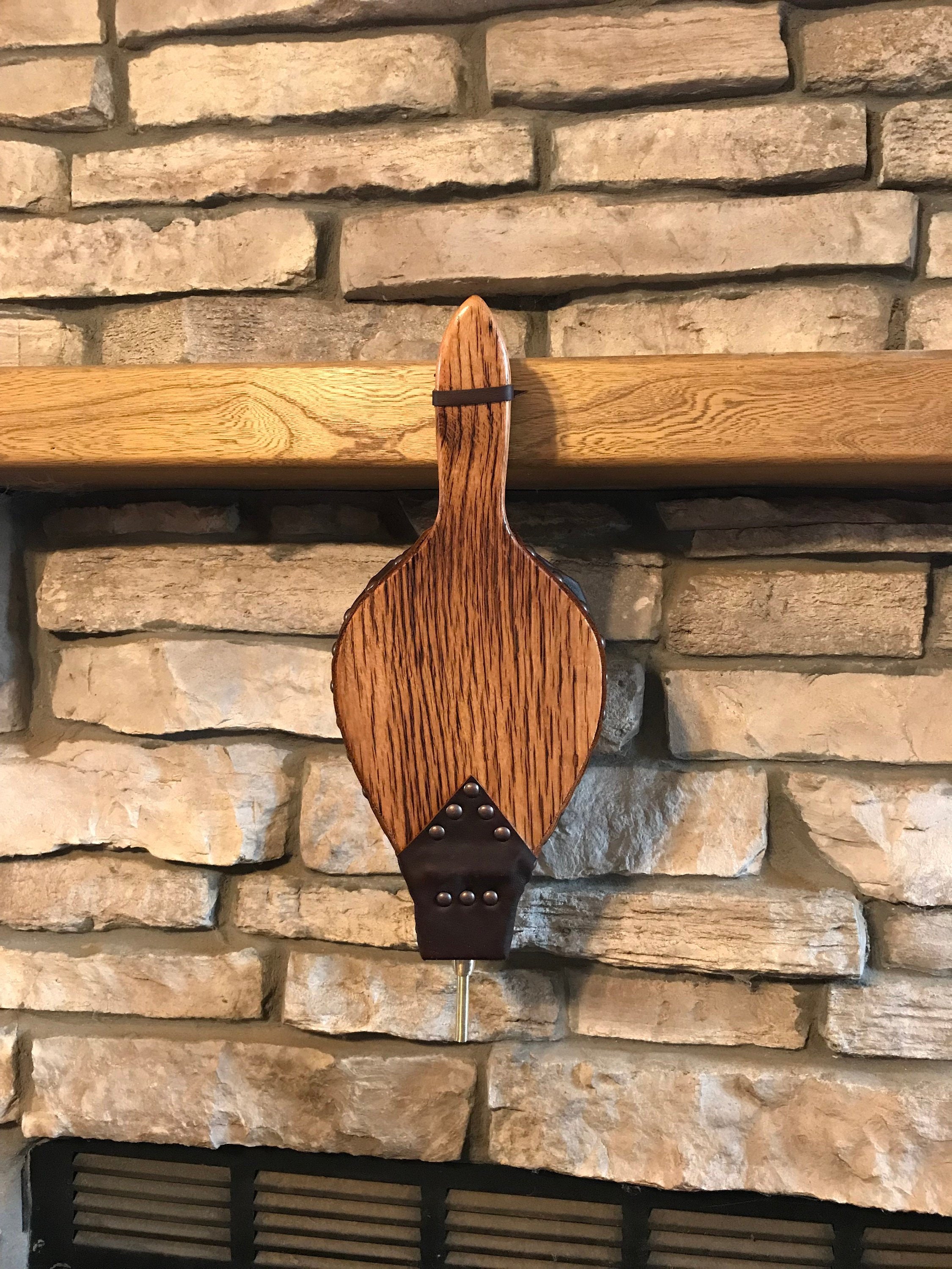 READY TO SHIP Handmade Fireplace Bellows, Rustic, Crafted from Antique