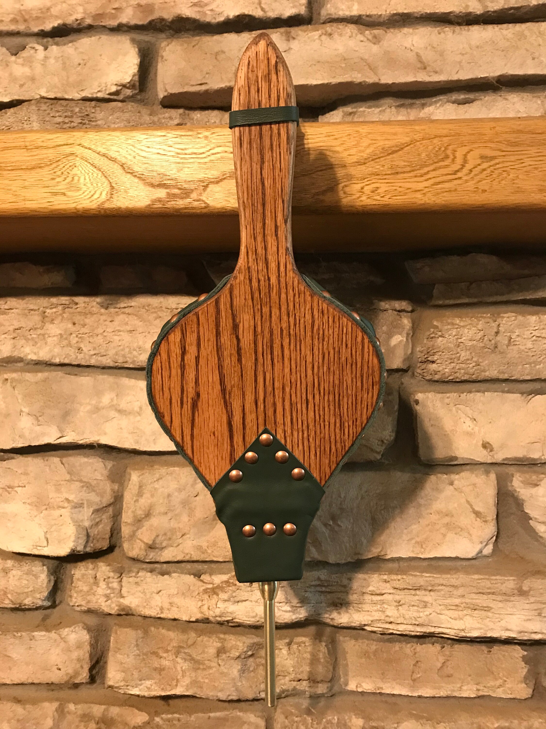 READY TO SHIP Handmade Fireplace Bellows, Shorty Bellows, Oak with