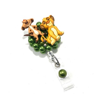 Simba badge reel/Nurse badge/Disney badge/Lion King badge image 1