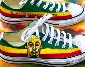 bob marley chuck taylors