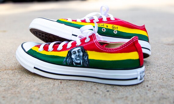 bob marley converse shoes