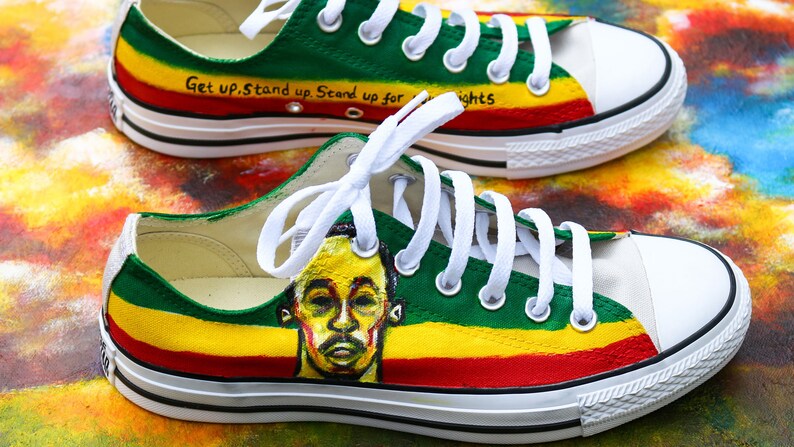 rasta colored converse