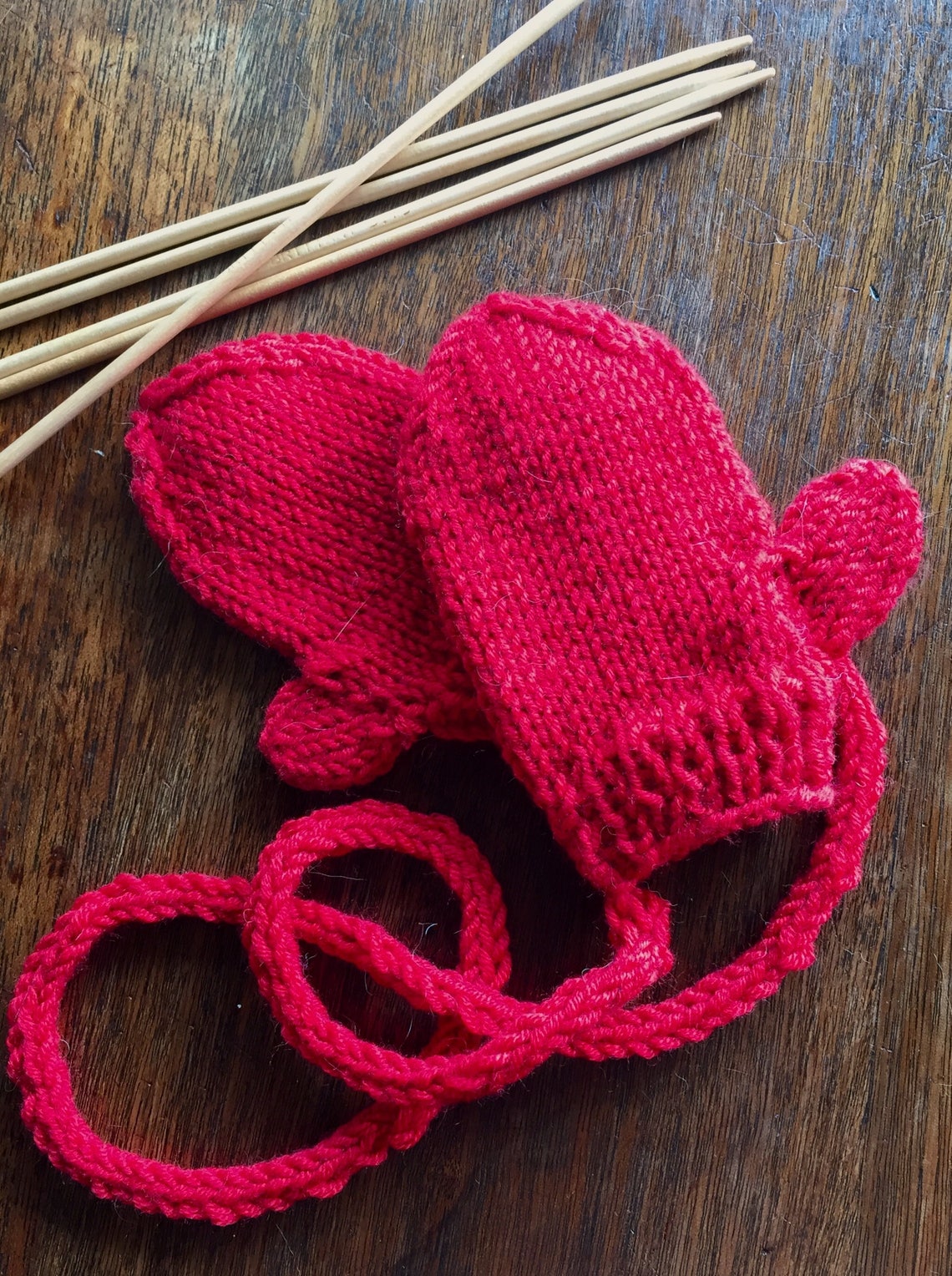 Cashmere Baby Mittens on a String Etsy