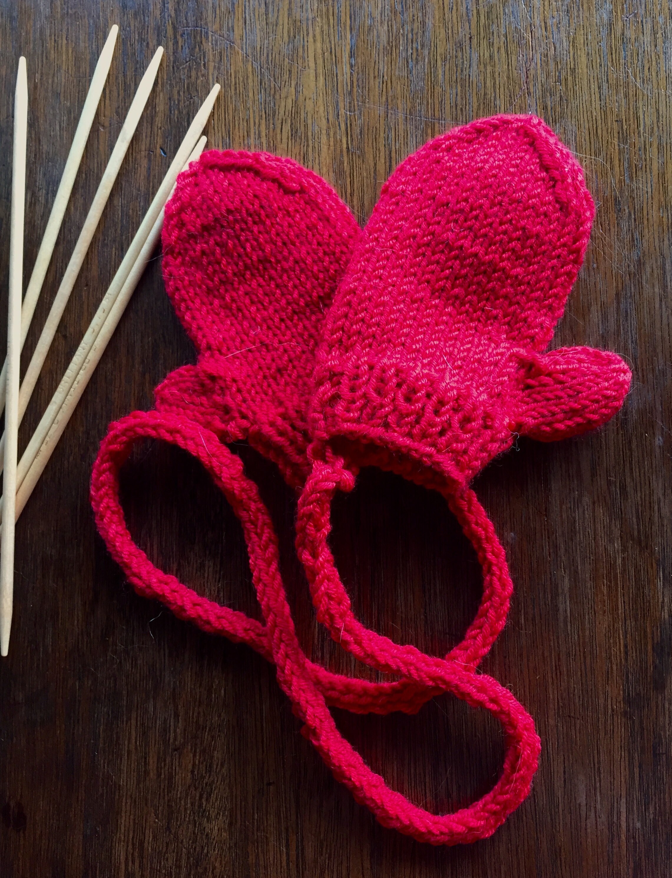 Cashmere Baby Mittens on a String Etsy