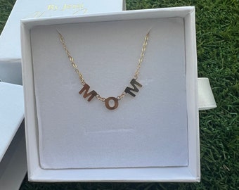 Mom Letter Necklace