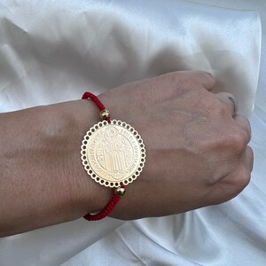 St. Benedict Bracelet •  Red String Protection Bracelet