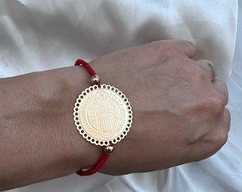 St. Benedict Bracelet •  Red String Protection Bracelet