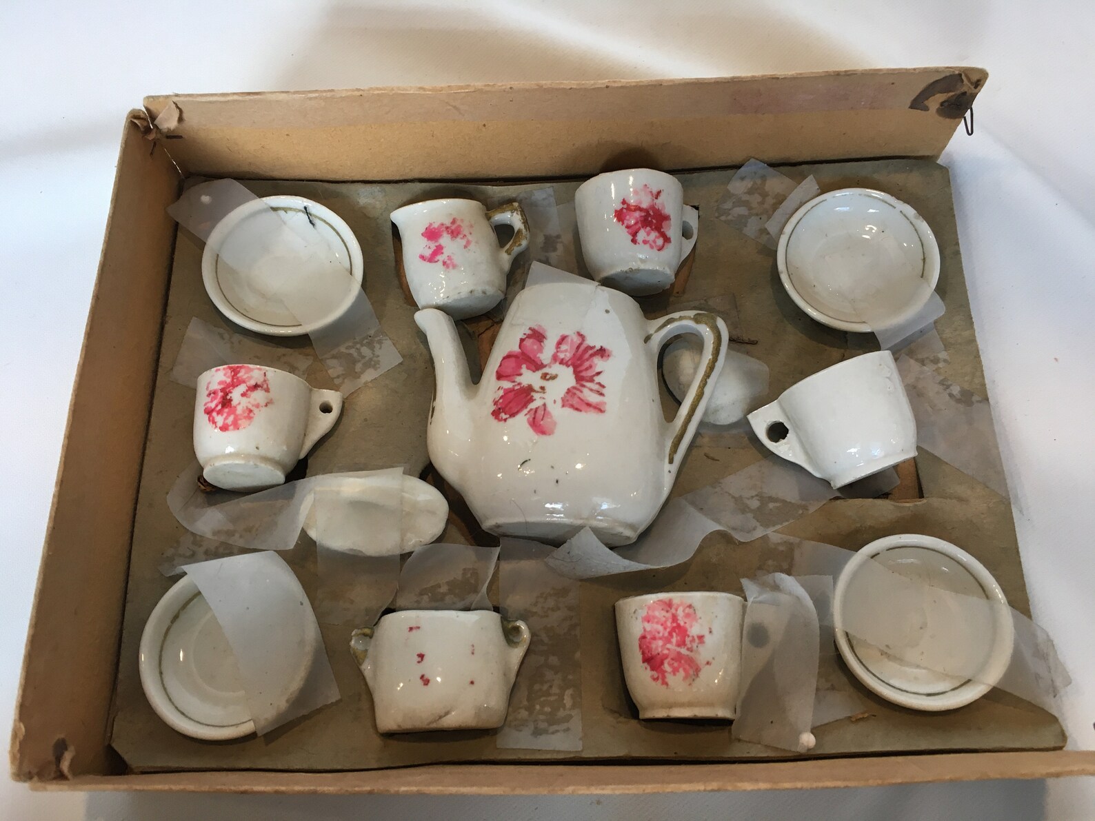 13pc Doll's Tea Set Etsy