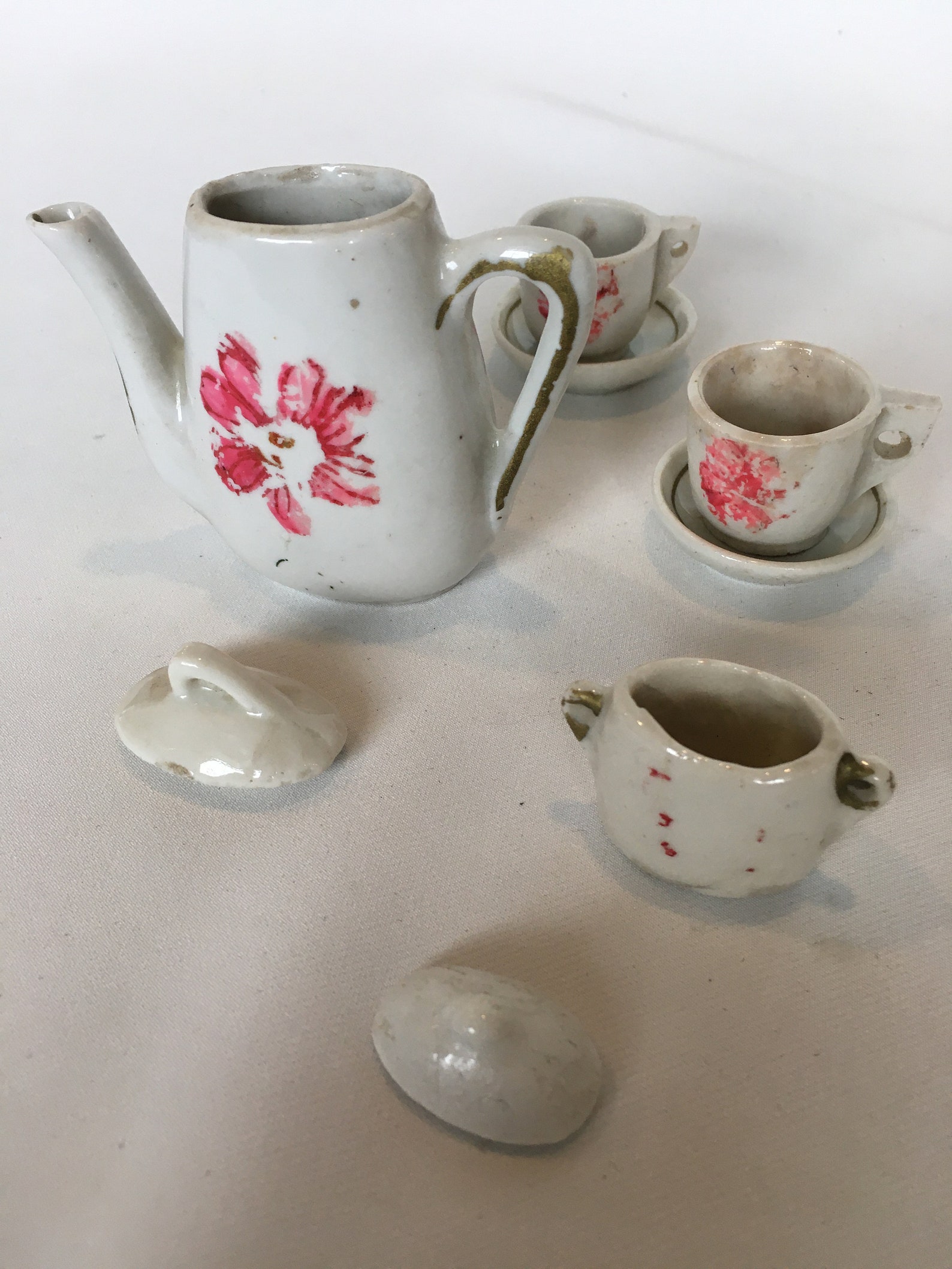 13pc Doll's Tea Set Etsy