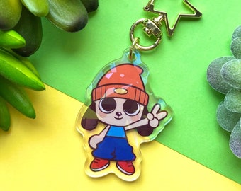 DJ Dog - Rainbow Acrylic Charm