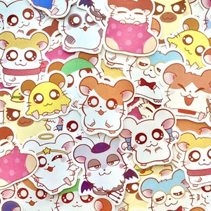 Hamtaro-stickers (NIEUWE ONTWERPEN)