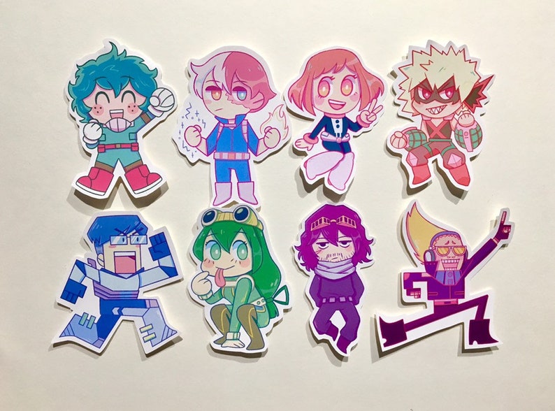 My Hero Academia Stickers | Etsy Australia