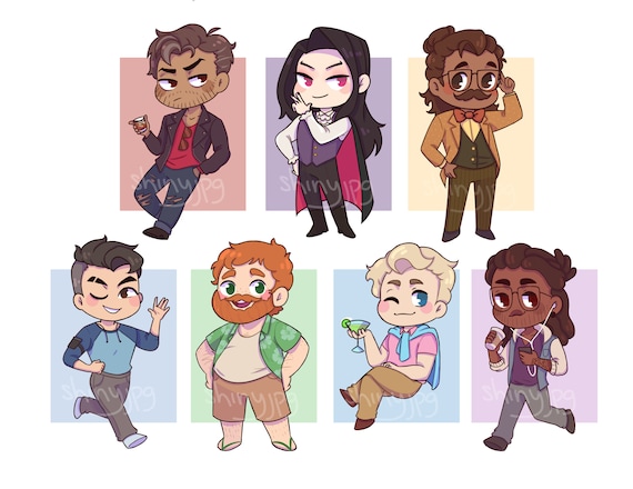 Dream Daddy Stickers | Etsy Dream Daddy Plush Pillows | Etsy