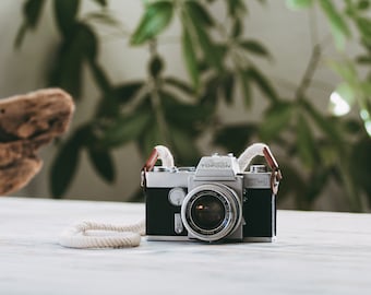 Creme Camera Strap Camera Neck Strap Rope Strap Leather Camera Strap Vintage Camera