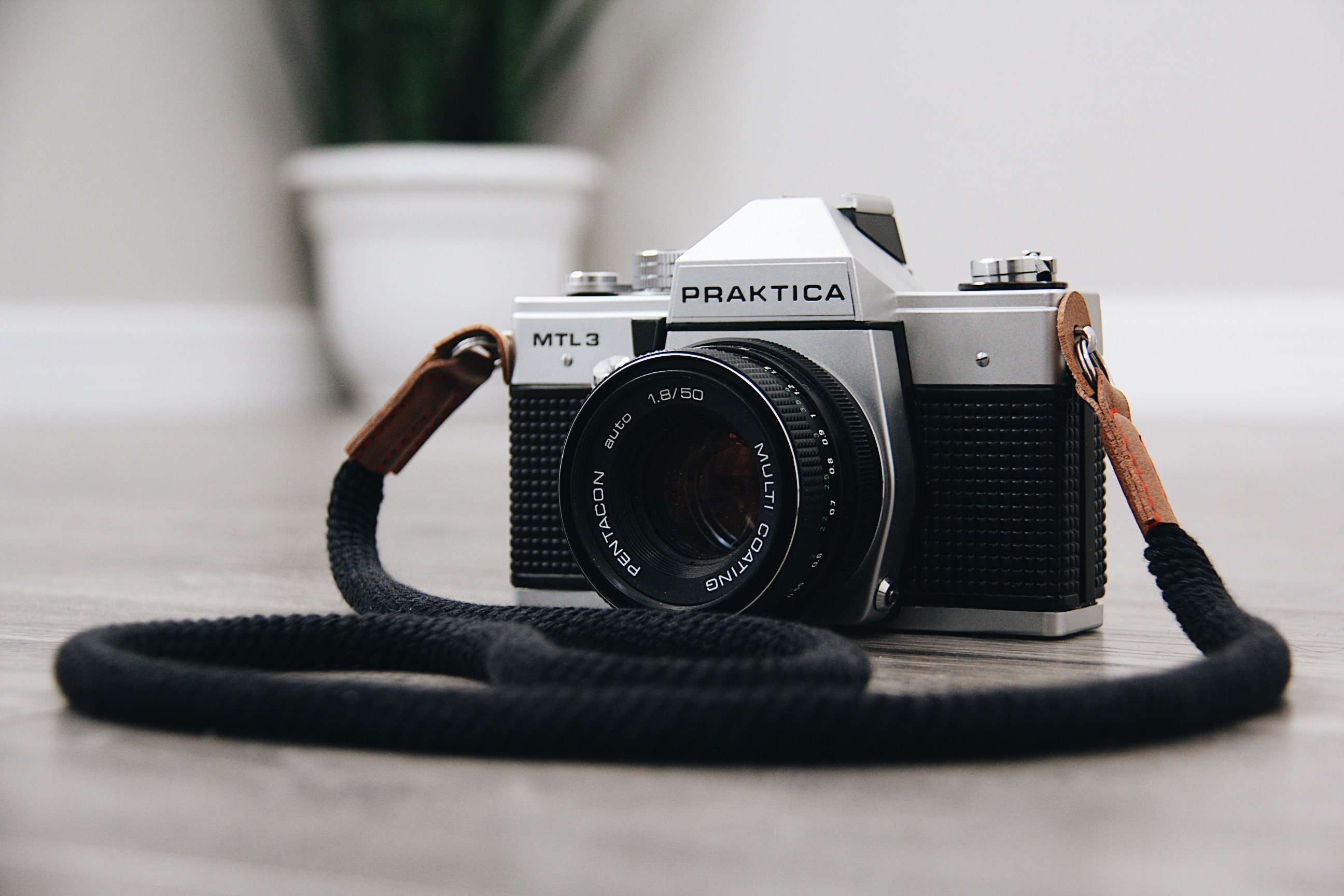 Camera Neck Rope Strap Black Camera Strap Camera Neck Strap Rope Strap Leather Camera Strap ...