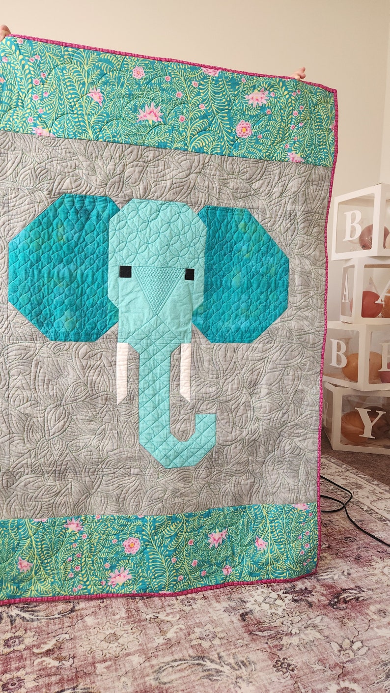 Elephant Baby Blanket Etsy