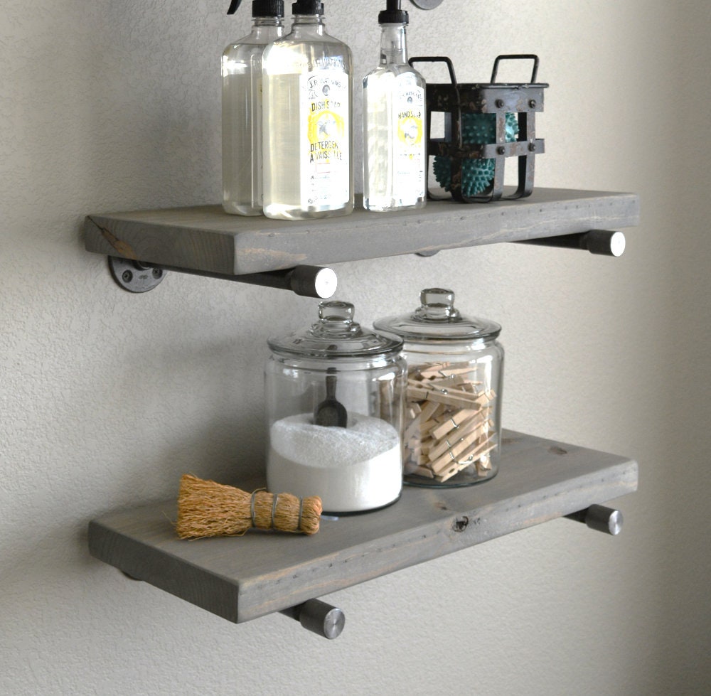 Storage & Organization Home & Living Rustic Industrial Shelves Special