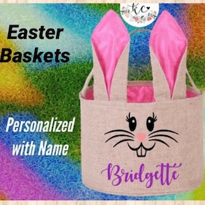 Easter Basket, Personalized Easter Basket, Easter, Basket, Monogrammed Easter Basket, Custom Easter Basket, Child Easter Basket, Kids Basket