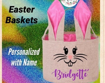 Easter Basket, Personalized Easter Basket, Easter, Basket, Monogrammed Easter Basket, Custom Easter Basket, Child Easter Basket, Kids Basket