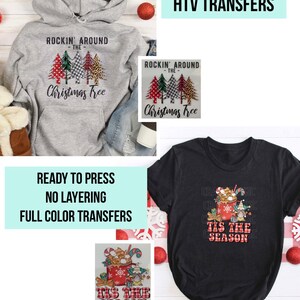 Christmas, HTV Transfers, Christmas HTV, Ready To Press, Prints, Heat Transfers, HTV Prints, Vinilo, Iron on transfers, Xmas, Holiday