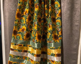 Sunflower lovers Sunflower Ribbon Skirt