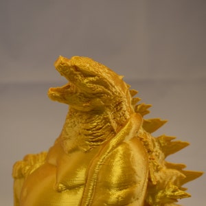 3D printed Godzilla Buddha: office decor, home decor, funny statue, cosplay, Godzilla, king of the monsters,  gag gift, pop culture, Zen