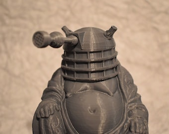 3D Printed Dalek Buddha Statuette: Dr. Who Gag Gift