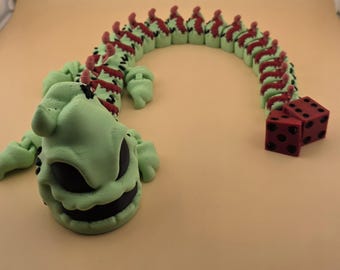 Articulated Oogie Boogie Ghost Dragon – 3D Printed Collectible