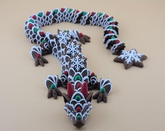 Gingerbread Articulated Dragon