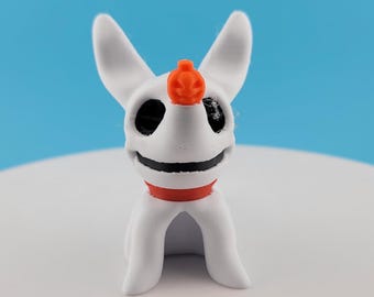 3" Articulated Fan-Inspired  Zero Jack Skellington dog Figure – 3D Printed PLA