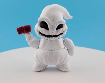 3" Articulated Fan-Inspired Oogie Boogie Figure – 3D Printed PLA
