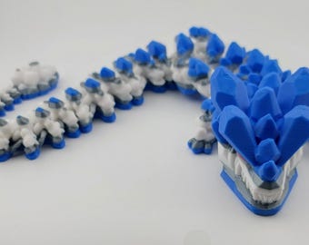 Articulated Dragon Dallas Cowboys team colors