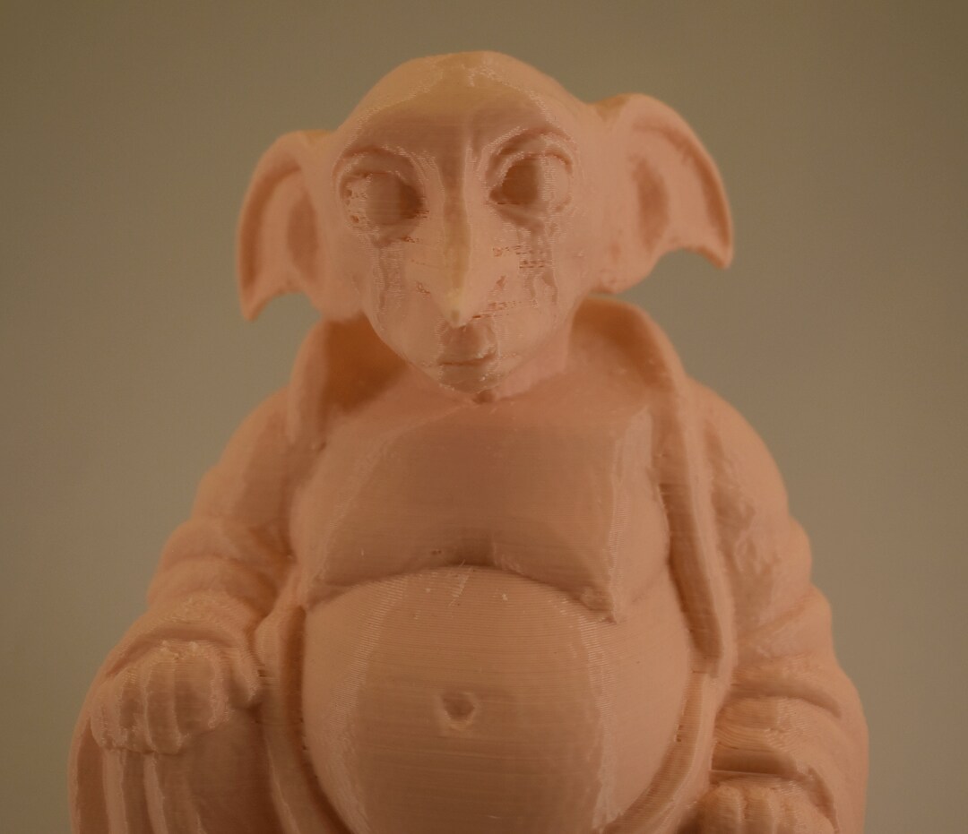 3D Printed Dobby Buddha, Office Decor, Home Decor, Funny Statue