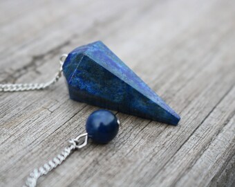 Lapis Lazuli Pendulum, Crystal Pendulum, Dowsing Pendulum, Divination Pendulum