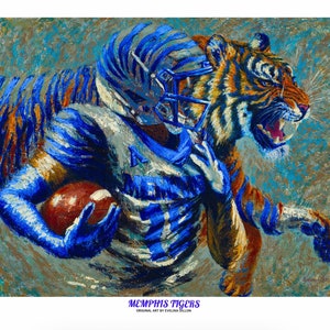 Memphis Tigers 18”x24” Poster