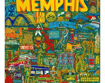 Memphis Tennessee Poster 18”x24”