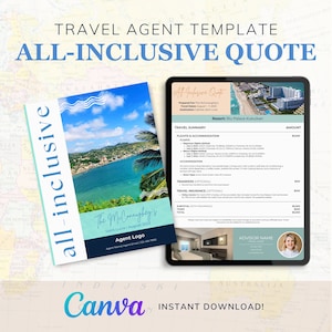 Plantilla de cotización con todo incluido para agentes de viajes