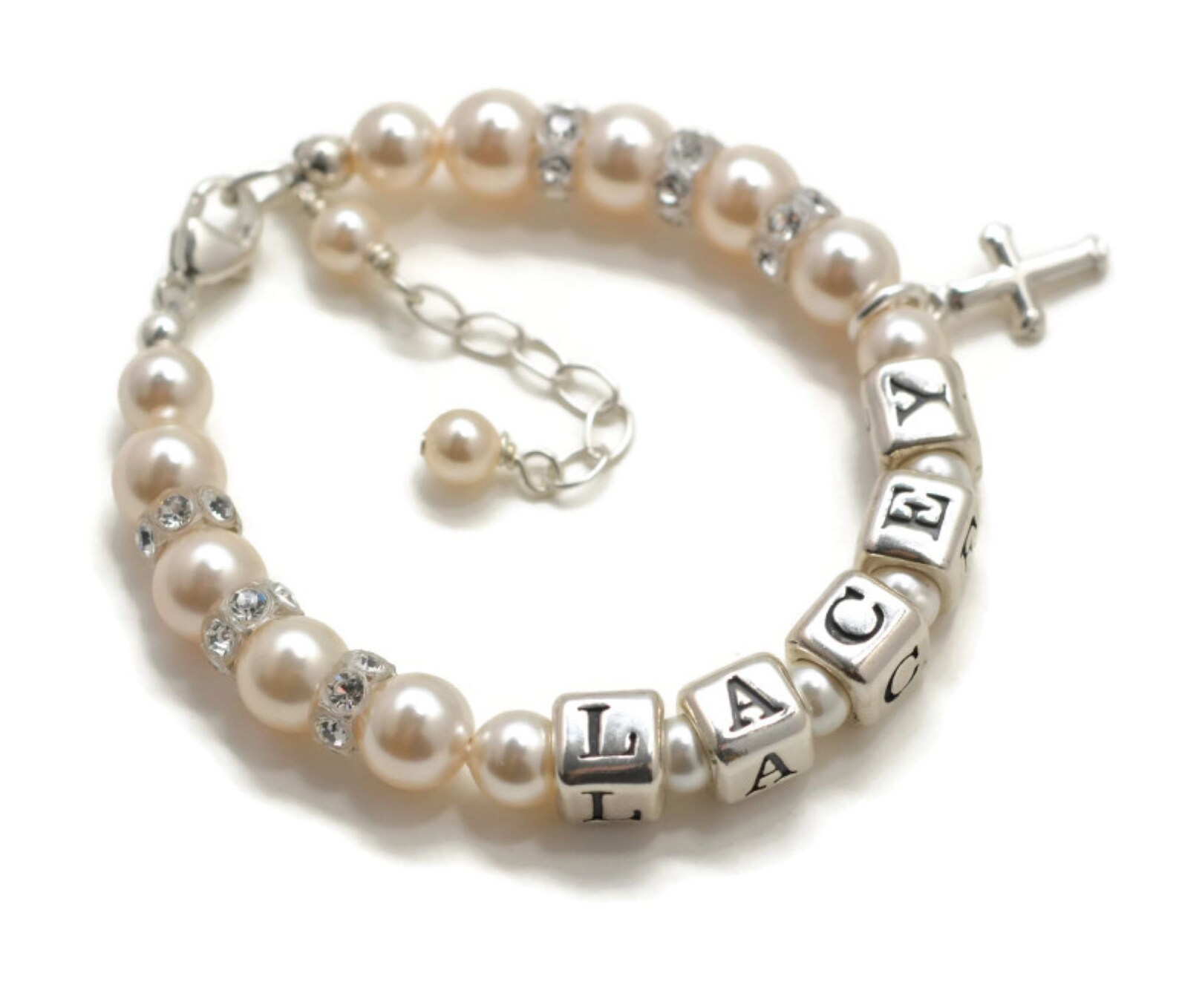 Baptism Gift Baby Bracelet Keepsake Baby Gift Baby Girl Etsy