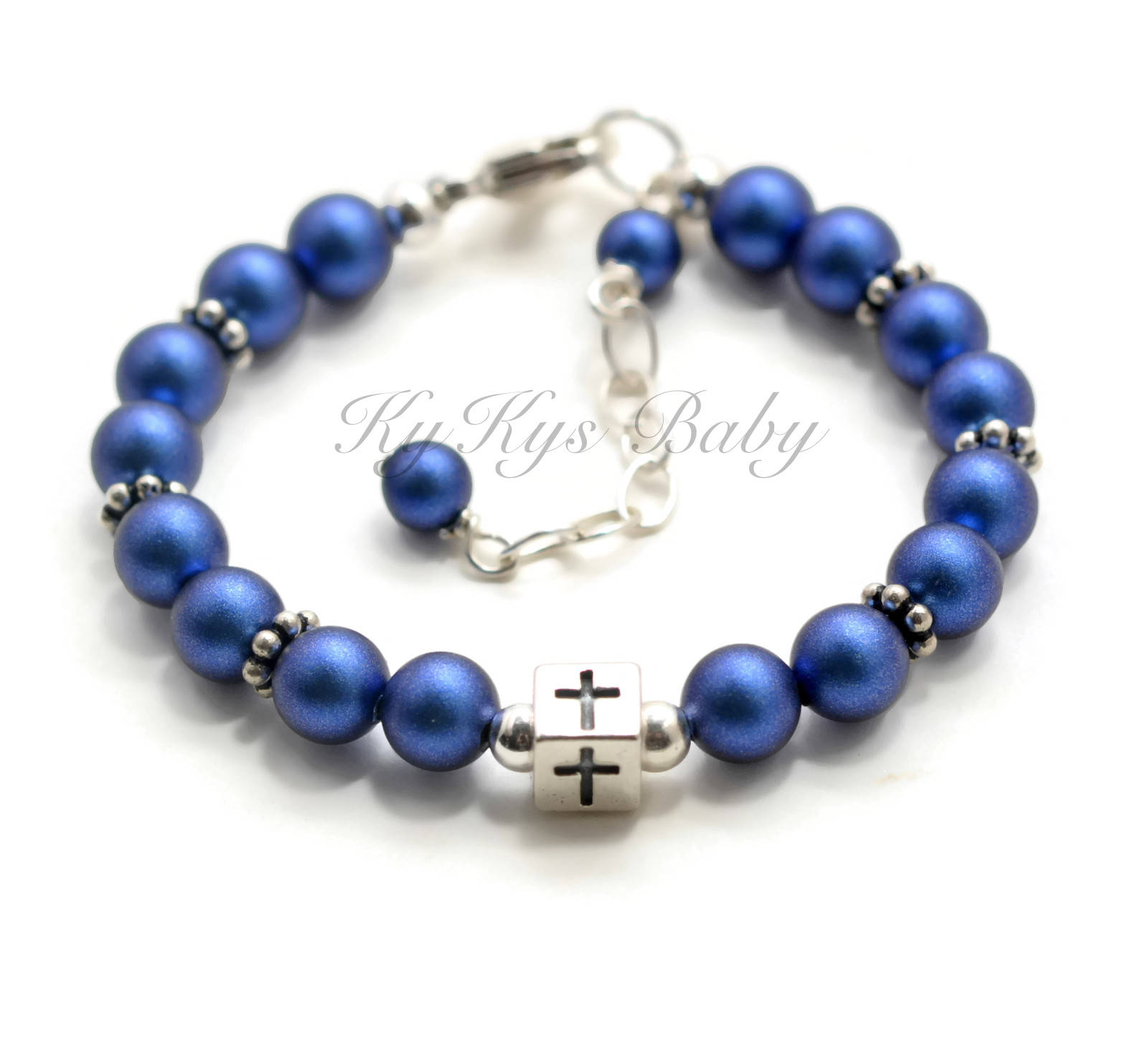 Baptism Bracelet Baby Cross Bracelet Christening Gifts Etsy Nederland