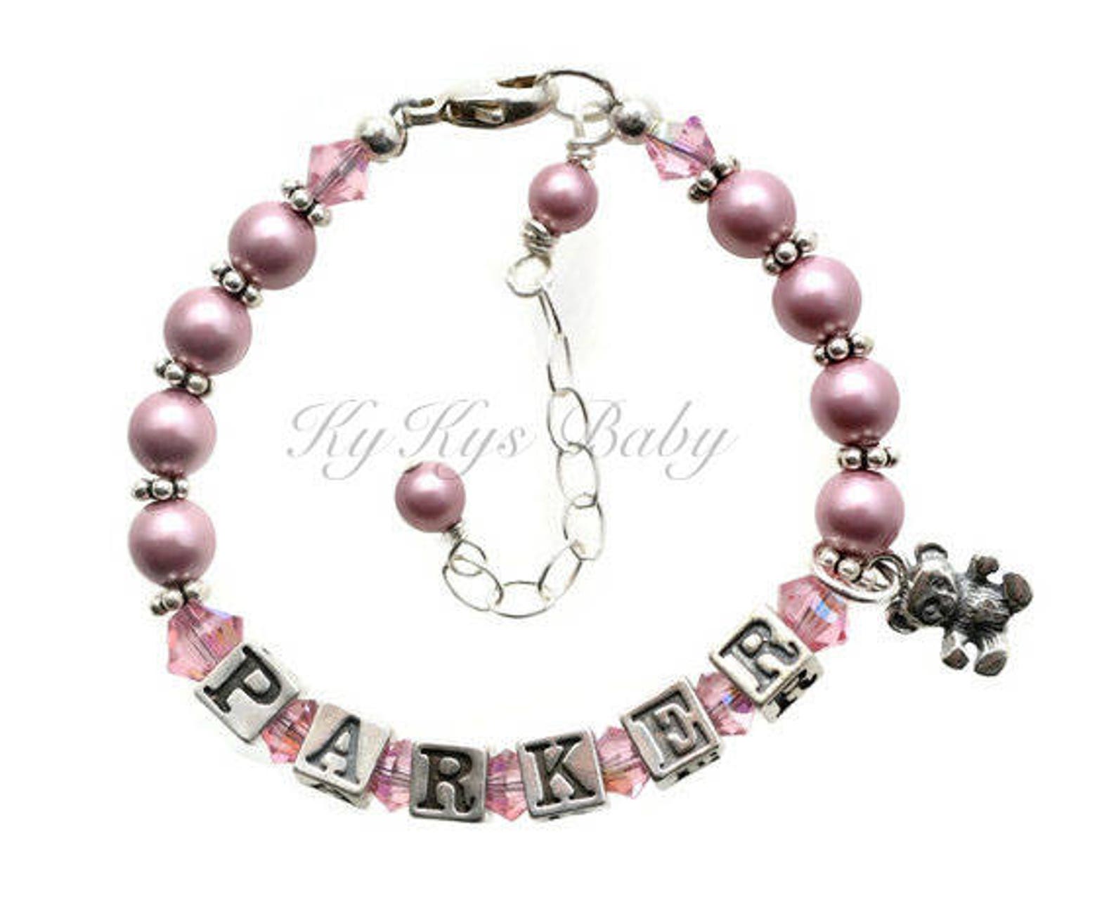 Baby Keepsake Gift Baby Bracelet Baby Girl Gift Birthstone Etsy