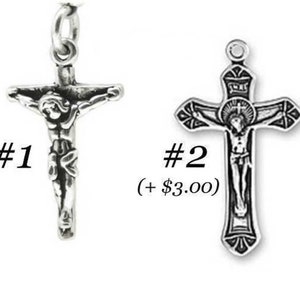 Baby Rosary Beads Baptism Rosary Baptism Gift Baby Boy Rosary Boy Baptism Gift Baby Girl Rosary Pearl Rosary Christening Gifts Prayer Beads image 8