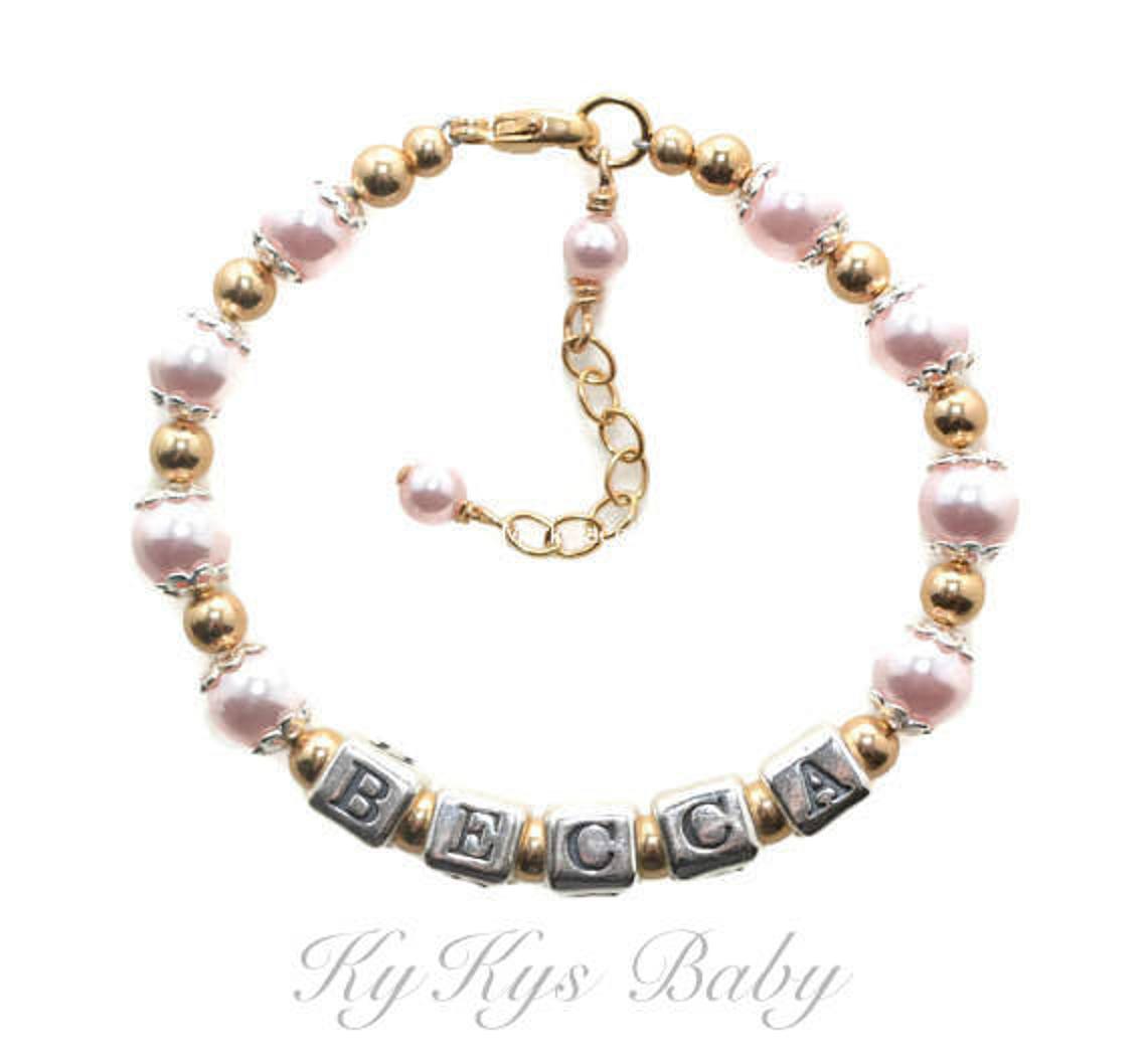 Buy Toddler Adjustable Gold Filled Bangle, Gold Filled Bracelet, Baby Bracelets, Toddler Bangle, Gift For Girl, Toddler Girl Bangle Bracelet Online In India - Foto 12