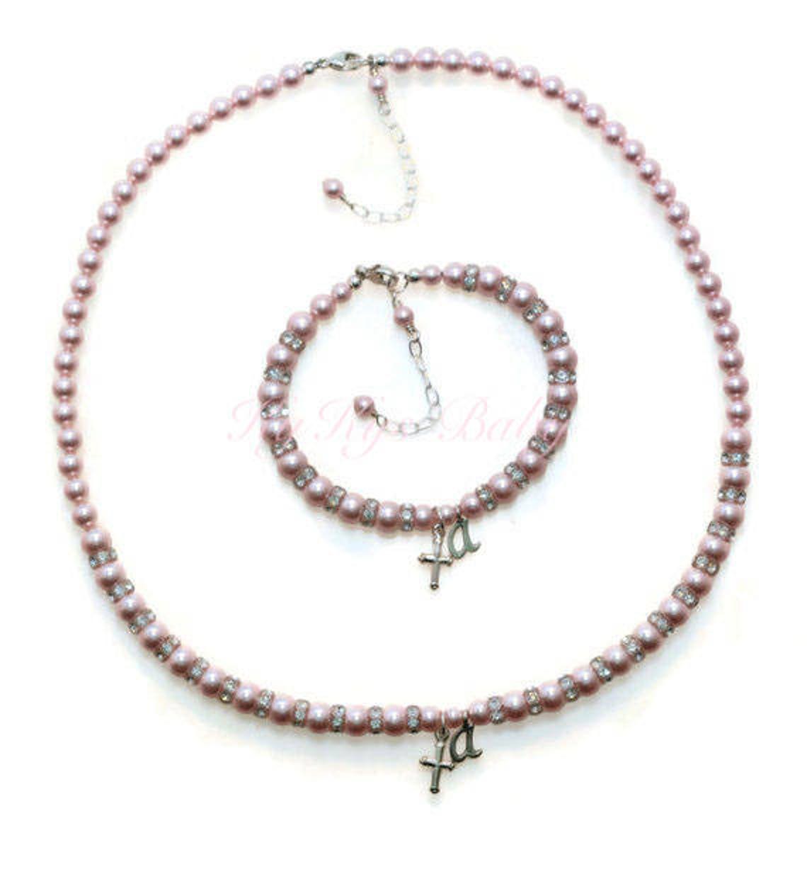 Christening Jewelry Set Baptism Jewelry Set Religious Gift Set Etsy