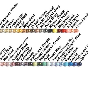 Baby Rosary Beads Baptism Rosary Baptism Gift Baby Boy Rosary Boy Baptism Gift Baby Girl Rosary Pearl Rosary Christening Gifts Prayer Beads image 6