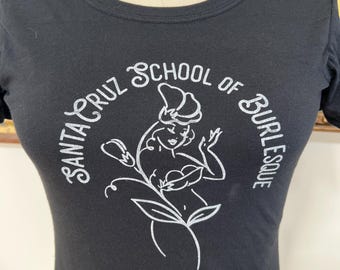 Camiseta de la Escuela de Burlesque de Santa Cruz